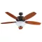 Galaxy mennyezeti ventilátoros csillár, 132cm lapátátmérővel - húzózsinórral