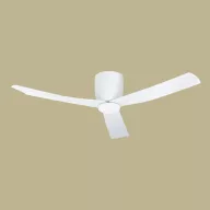   EGLO LERICI mennyezeti ventilátoros lámpa acél matt fehér / akril tejfehér, 1320mm lapátátmérővel - távirányítóval