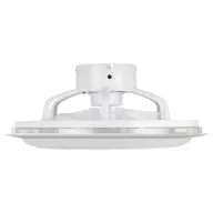   EGLO Albufeira lámpa ventilátorral műanyag (ABS) fehér, szürke / akril tejfehér, 500mm lapátátmérőval - távirányítóval
