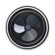   EGLO Namori lámpa ventilátorral acél fekete / akril tejfehér, 500mm lapátátmérővel - távirányítóval