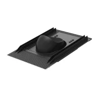   RENSON Design univerzális tető átvezetés cserép légbevezetőhöz fekete RAL9005