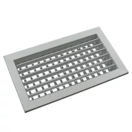 SHVN fehér kétsoros acél fali rács 200X100mm