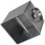 REF 369-160 csatlakozó doboz APW-4 anemosztáthoz, 339x339mm, 160mm csonkkal