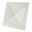 CAIROX APW-4 294/150 fehér mennyezeti anemosztát - 295x295mm, 150mm csonkkal