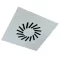 CAIROX VWR-3A 400/16 perdületes mennyezeti anemosztát, 395x395mm, 16 lamellával