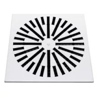   CAIROX VWR-5B 500/40 RAL 9016 perdületes mennyezeti anemosztát, 496x496mm, 40 lamellával