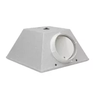   CAIROX PPS-P csatlakozó doboz VWR és APW rácsokhoz - 590x590mm, 160mm csonkkal