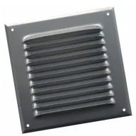  BLR-0 Alumínium négyszögletes kültéri esővédő rács - 150x150mm