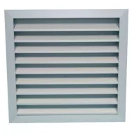 BLR-A60 alumínium esővédő rács - 200x200mm