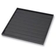   VK túlnyomás kibocsátó zsalu alumínium kerettel, PVC lamellákkal 170x170mm