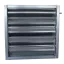 JS250 Alumínium légmennyiség szabályzó zsalu, ellentétesen mozgó zsalulevelekkel, kézi vagy motoros mozgatással - 600x750mm