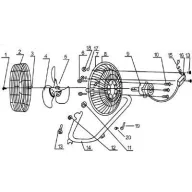 Padló ventilátor FE-45