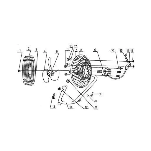 Padló ventilátor FE-45