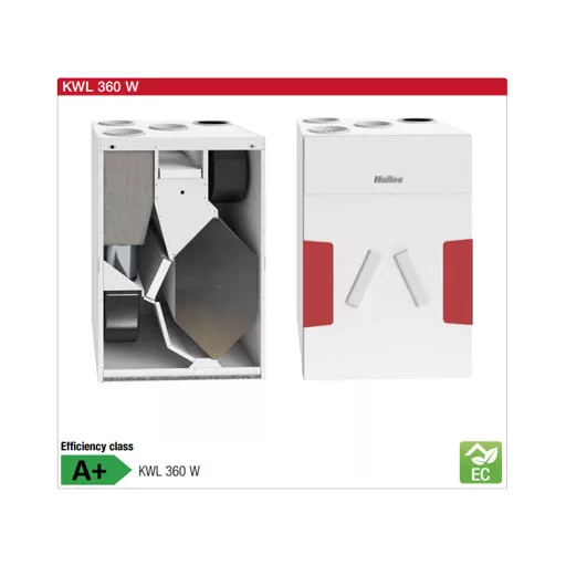 Helios KWL 360 W központi hővisszanyerős készülék