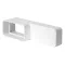 EUROPLAST lapos légcsatorna szűkítő idom 90x220 / 55x220