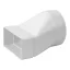 Lapos csatorna-körcsatorna átalakító egyenes 90x220mm - 150mm