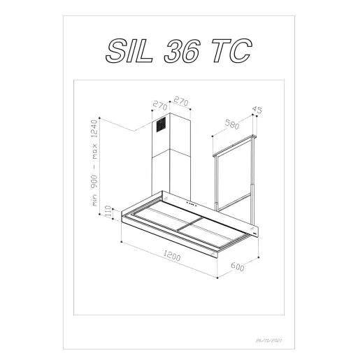 SIRIUS - Páraelszívó SILT-36 TC TW ANTI-DROP Balos - Kiállított bemutató termék! - 2. kép