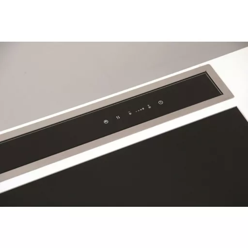 SIRIUS - Páraelszívó S-DD2 TC/L EM 118 Fekete üveg/inox motor nélkül - 3. kép