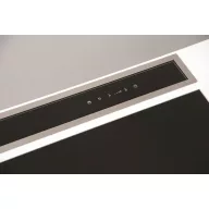   SIRIUS - Páraelszívó S-DD2 TC/L EM 58 LED fekete üveg/inox motor nélkül