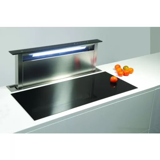 SIRIUS - Páraelszívó S-DD2 TC/L EM 86 fekete üveg/inox motor nélkül - 6. kép