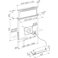 SIRIUS - Páraelszívó S-DD2/L EM 116 inox motor nélkül