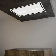   SIRIUS - Páraelszívó SLT-971 EM 120 cm H 160 TW Fehér üveg motor nélkül + ajándék CATA mikro MW-5120 DG