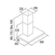   CATA - Páraelszívó SYGMA 6010 X motor nélkül + MULTI Külső motor SEM1 T850