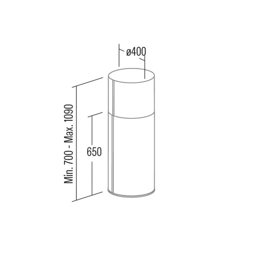 CATA - Páraelszívó ISLA FARO X inox - 2. kép