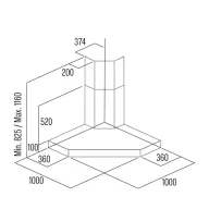 CATA - Páraelszívó ANGOLO BOX 1000 X/C