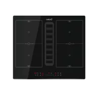   CATA - Beépíthető főzőlap kerámia indukciós, beépített elszívóval IAS-6024 + plazma filter QUADRO 800 R