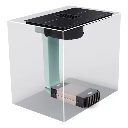 NODOR - NorCoock IS-N7220 BK indukciós főzőlap beépített elszívóval + plazma filter QUADRO 800 R - 3. kép