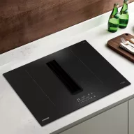   NODOR - NorCoock N7426 BK FLOW-IN indukciós főzőlap beépített elszívóval