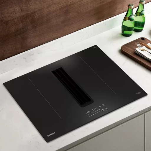 NODOR - NorCoock N7426 BK FLOW-IN indukciós főzőlap beépített elszívóval - 3. kép