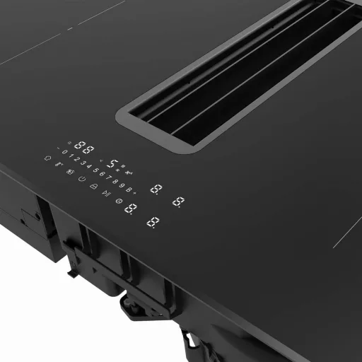 NODOR - NorCoock N7426 BK FLOW-IN indukciós főzőlap beépített elszívóval - 5. kép