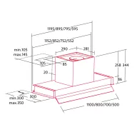   NODOR - Páraelszívó Norbreeze CROWN 90 NO DRIP SS inox + Mikro MW-5120