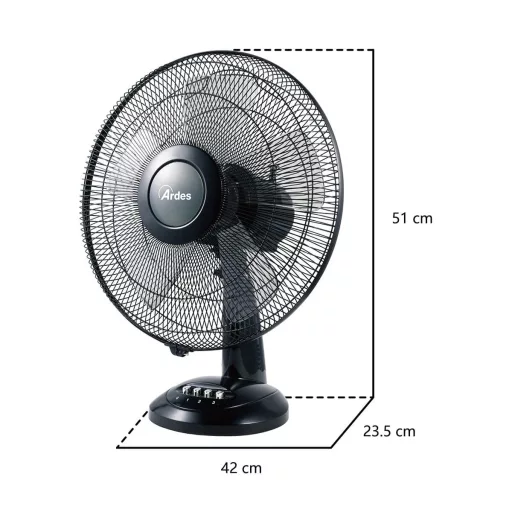 ARDES 5S41 Asztali ventilátor - 4. kép