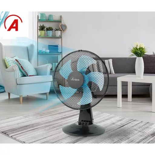 ARDES 5ST30N Asztali ventilátor - fekete - 3. kép