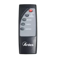 ARDES 5W40R falra szerelhető ventilátor távvezérlővel