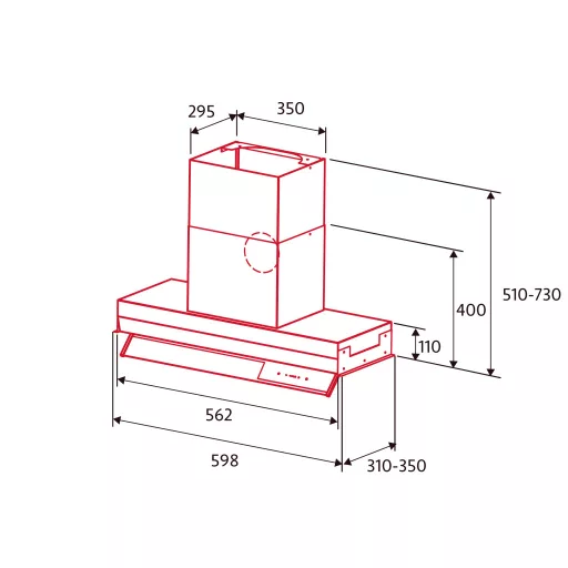 NODOR - Páraelszívó NorBreeze BISE 600 SS inox - 2. kép
