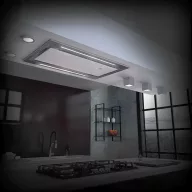   NODOR - Páraelszívó NorBreeze ISLA DEIMOS 1000 RF Inox/Fehér hob to hood + plazma filter QUADRO 800 R