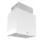 NODOR - Páraelszívó NorBreeze ISLA CUBE GLASS ECO 60 WH/A fehér Hob to Hood