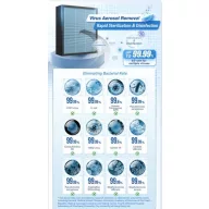  HOLTOP/AIRWOODS AV-HTPF35EI32 központi hővisszanyerős szellőztető beépített hűtő-fűtő funkcióval, entalpia hőcserélővel, LCD-s vezérléssel, WiFi-vel