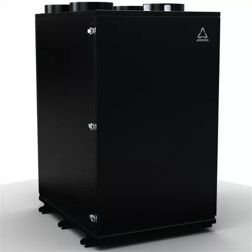 HOLTOP/AIRWOODS AV-HTPF35EI32 központi hővisszanyerős szellőztető beépített hűtő-fűtő funkcióval, entalpia hőcserélővel, LCD-s vezérléssel, WiFi-vel