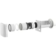   HOLTOP/AIRWOODS AV-TTW5-W egyhelyiséges hővisszanyerős szellőztető automata zsaluval, WiFi csatlakozással, páraérzékelő szenzorral, pollenszűrővel