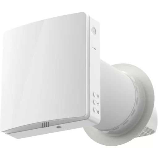 HOLTOP/AIRWOODS AV-TTW5-W SH7IE Pro ISO egyhelyiséges hővisszanyerős szellőztető (2 db), páraérzékelővel, automata zsaluval, WiFi-vel, kültéri hangcsillapító elemmel