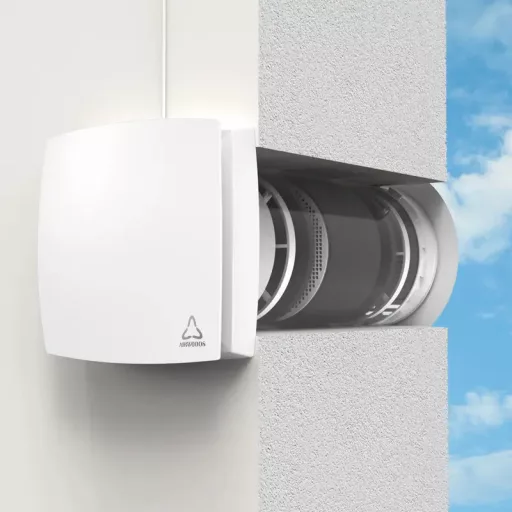 HOLTOP/AIRWOODS AV-TTW6-W egyhelyiséges hővisszanyerős szellőztető (2 db) automata zsaluval, WiFi csatlakozással