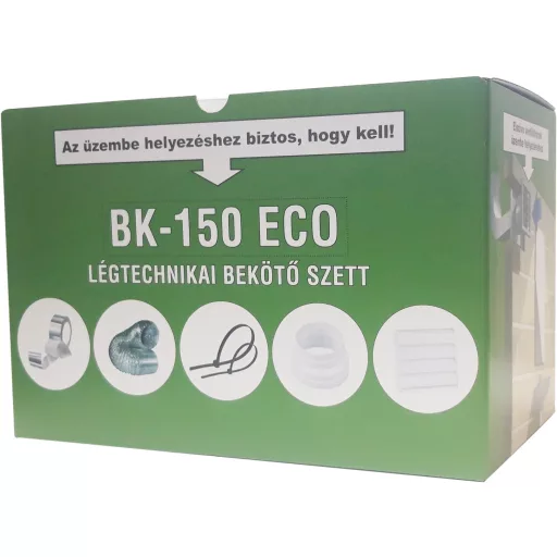 BK-150 ECO légtechnikai bekötő szett - 2. kép