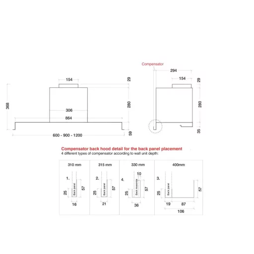 KDESIGN OUTLET - Páraelszívó K11-60 T500 - Kiállított bemutató termék! - 2. kép