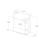   Elica - Páraelszívó külső motor GME KIT0184135 (külső falra)