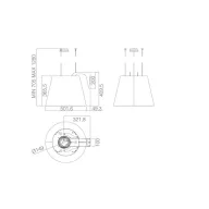 ELICA - Páraelszívó EASY UX BL MAT/F/50